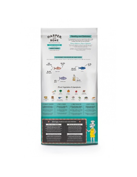harper and bone pienso perro ocean wonders adult mini 2kg.