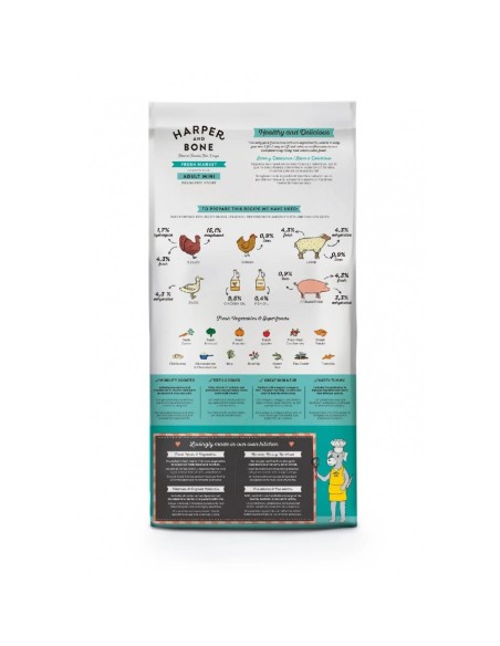 harper and bone pienso perro fresh market adult mini 2kg.