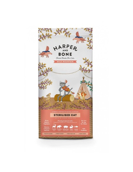 harper and bone pienso gato wild mountain sterilised