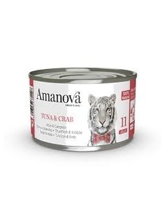 amanova lata gato atún y algas gelatina