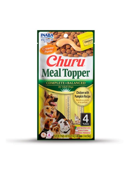 ciao churu meal toppers puré perro pollo/calabaza