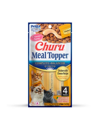 ciao churu meal topper puré gato pollo/queso
