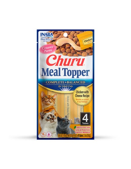 ciao churu meal topper puré gato pollo/queso