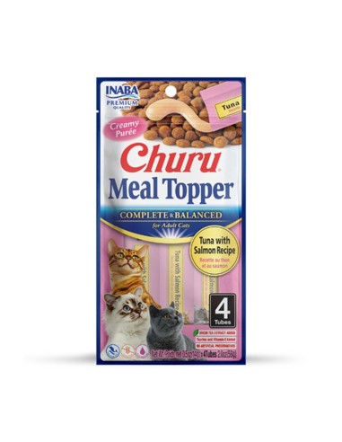 ciao churu meal topper puré gato atún/salmón