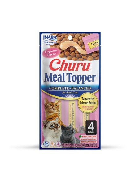 ciao churu meal topper puré gato atún/salmón