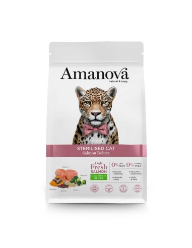 amanova pienso gato esterilizado salmon low...