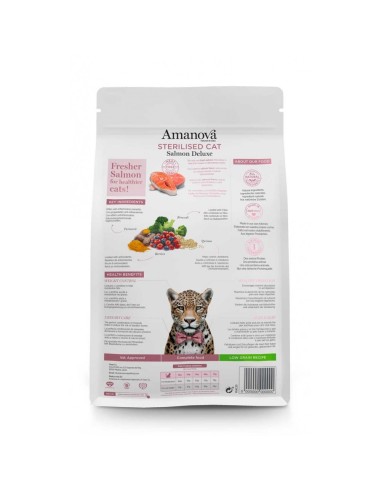amanova pienso gato esterilizado salmon low...