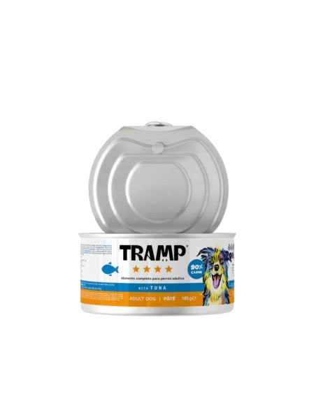 tramp lata perro atún 185gr.