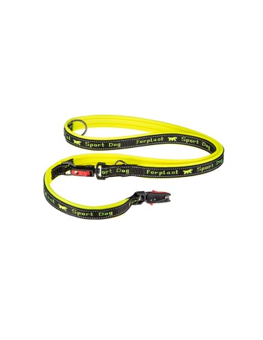 ferplast correa sport dog matic amarilla