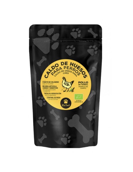 pet bel caldo de huesos para perros sabor pollo 230ml