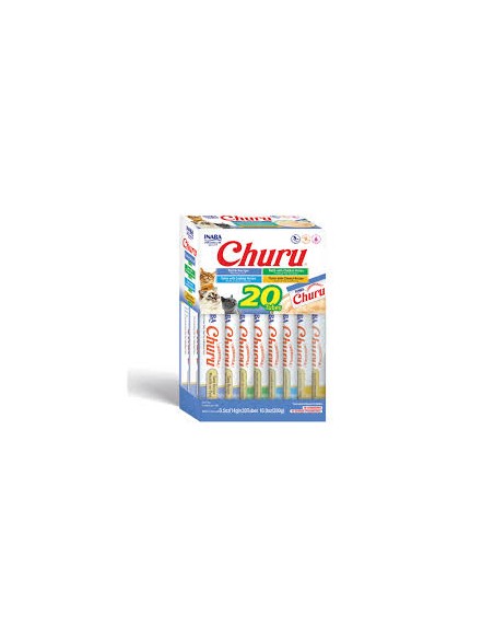 ciao churu pack 20 snacks variados gato crema suave atún 1