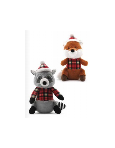 croci peluche xmas mapache/zorro