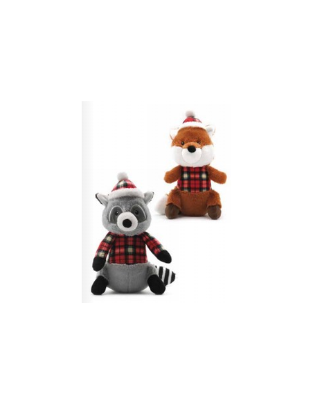 croci peluche xmas mapache/zorro