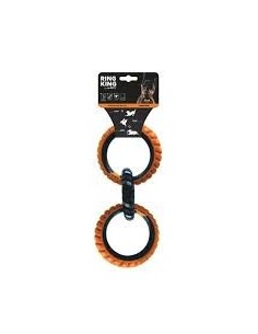 m-pets ring king juguete 3 aros naranja
