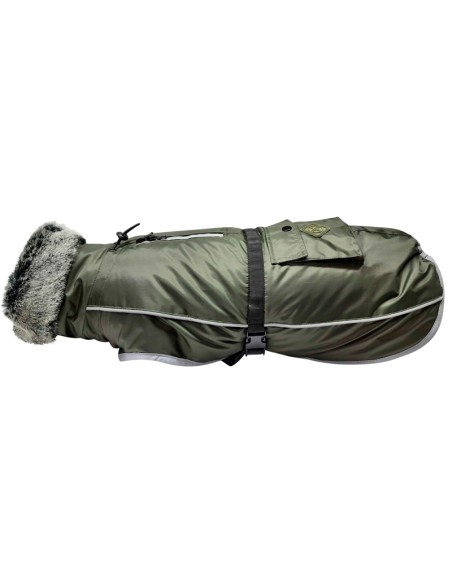 dogs aspen jacket abrigo impermeable verde militar