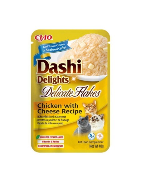 ciao dashi delights delicate flakes pollo/queso 40gr.