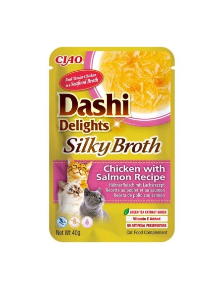 ciao dashi delights silky broth pollo/salmón 40gr.