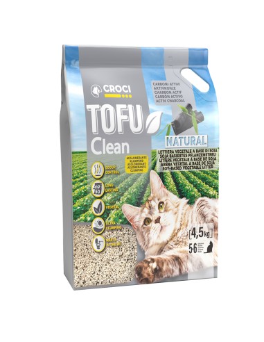 croci arena vegetal con carbón activo 4,5kg.