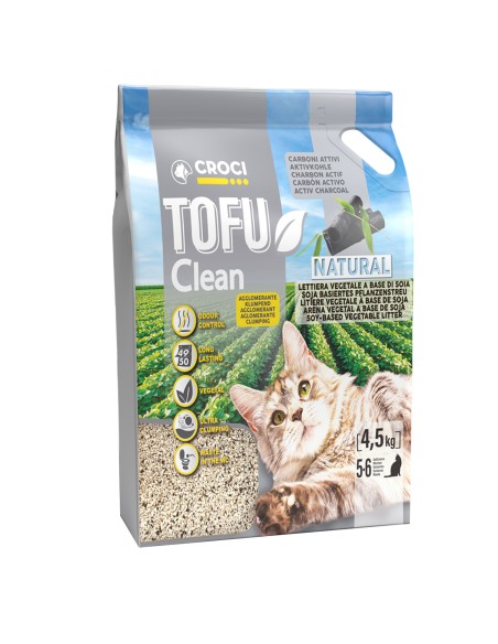 croci arena vegetal con carbón activo 4,5kg.