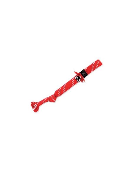 rogz scrubz juguete de cuerda rojo para perros 54cm