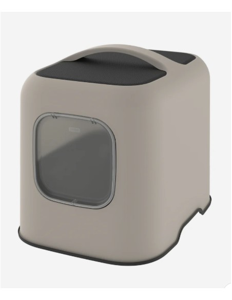 rotho my pet biala arenero cubierto beige