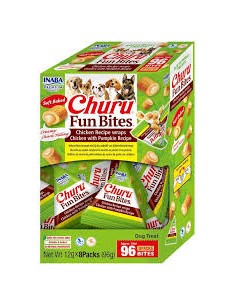 ciao churu bites snack perro pollo/calabaza formato ahorro