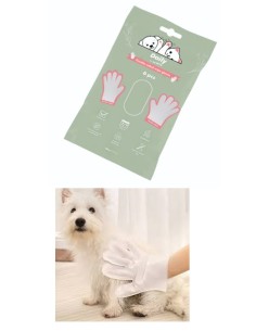 m-pets guantes de limpieza para perros