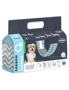 m-pets pañal carbon activo para machos