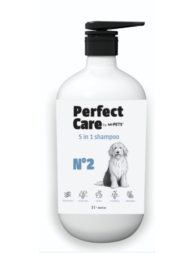 m-pets champú 5 en 1 perfect care 1l.