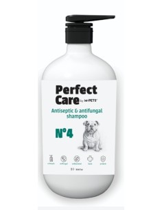 m-pets champú antiséptico y antifúngico perfect care 1l.