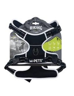 m-pets hiking arnés negro