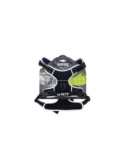 m-pets hiking arnés negro