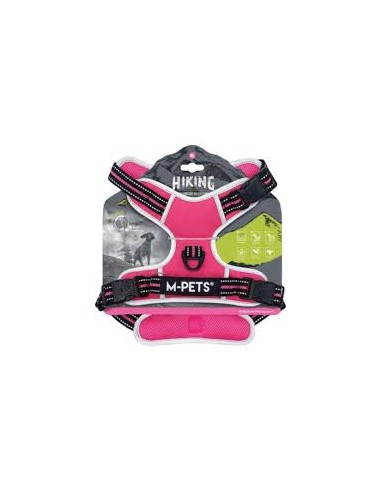 m-pets hiking arnés fucsia