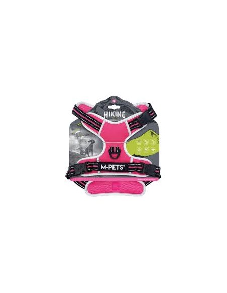 m-pets hiking arnés fucsia