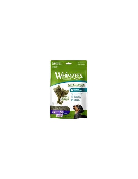 whimzees hueso suave - 56 unidades (xs)