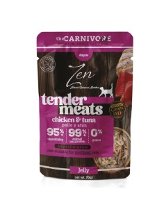 zen carnivore pouch pollo/atún 70gr.