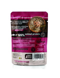 zen carnivore pouch atún/gambas 70gr. 2