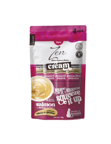 zen crema salmón/gambas (4x15gr.)