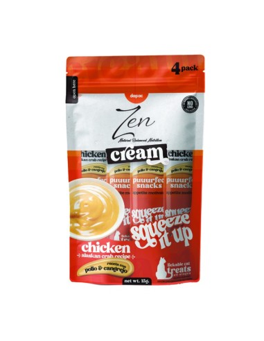 zen crema pollo/cangrejo (4x15gr.)