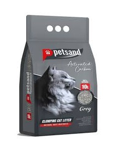 petsand arena aglomerante con carbón activo
