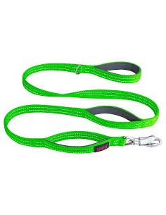 halti correa con enganche de seguridad verde