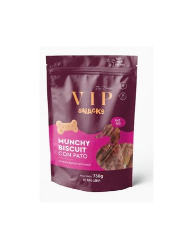 tramp vip snacks munchy biscuit con pato 150gr.