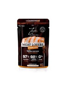 zen carnivore pouch esterilizado pollo 85gr.