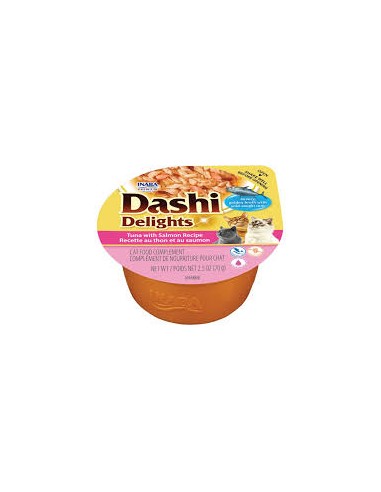 ciao dashi delights atún y salmón 70gr.