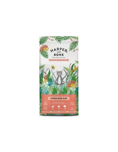 harper and bone pienso gato flavours of the farm sterilised 5kg