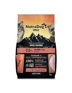 nutradog wild pienso perro adulto salmón/pavo