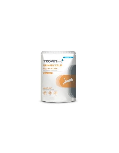 trovet plus gato alimento humedo completo urinary calm pollo 85gr