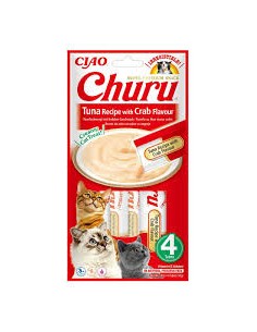 ciao churu snack gato crema suave atún/cangrejo