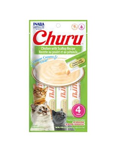 ciao churu snack gato crema suave pollo/vieira