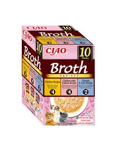 ciao pouch broth pack 10 rosa